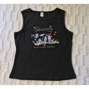 Vintage 2002 The Osbournes Family Shirt Women's XL Sleeveless Ozzy Osbourne Y2K